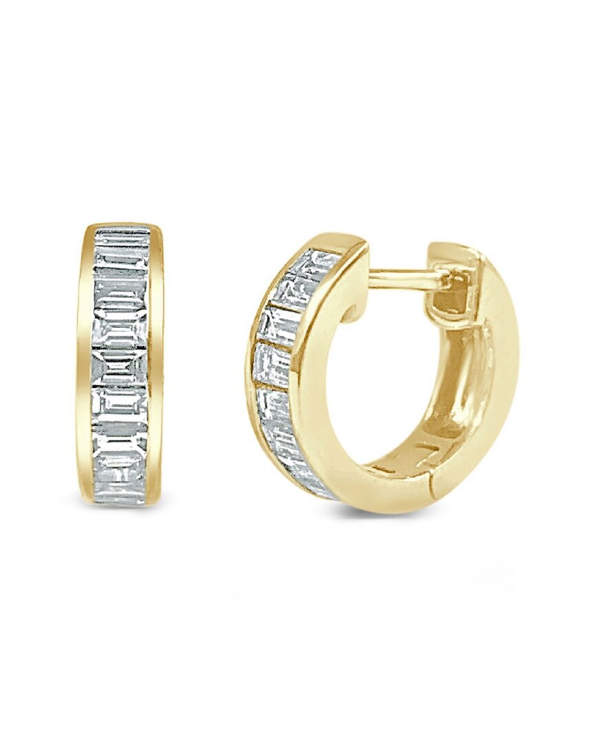 Sabrina Designs 14k 0.75 Ct. Tw. Baguette Earrings