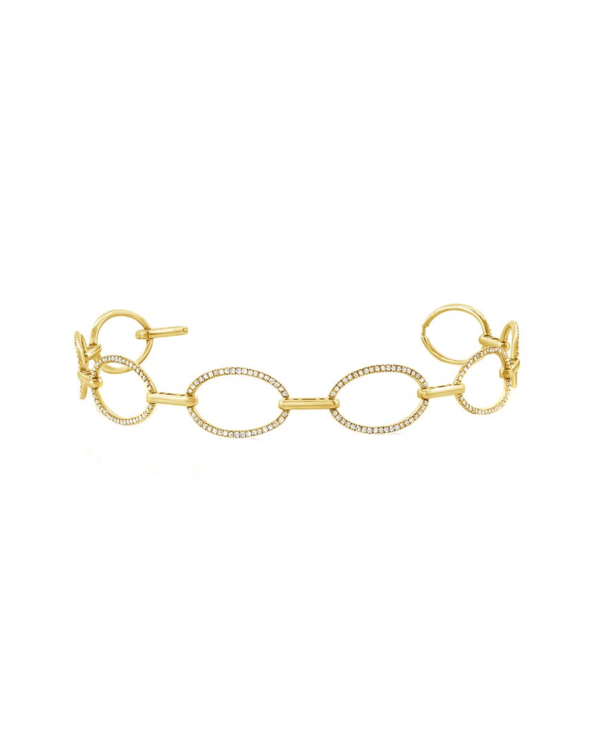 Sabrina Designs 14k 0.69 Ct. Tw. Link Bracelet In Gold