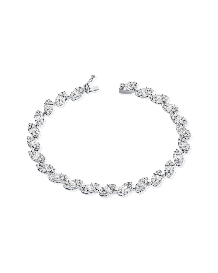 Sabrina Designs 14k 3.37 Ct. Tw. Round Bracelet In Metallic