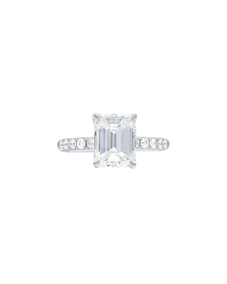 Diana M. Fine Jewelry 18k 3.57 Ct. Tw. Diamond Ring In Metallic