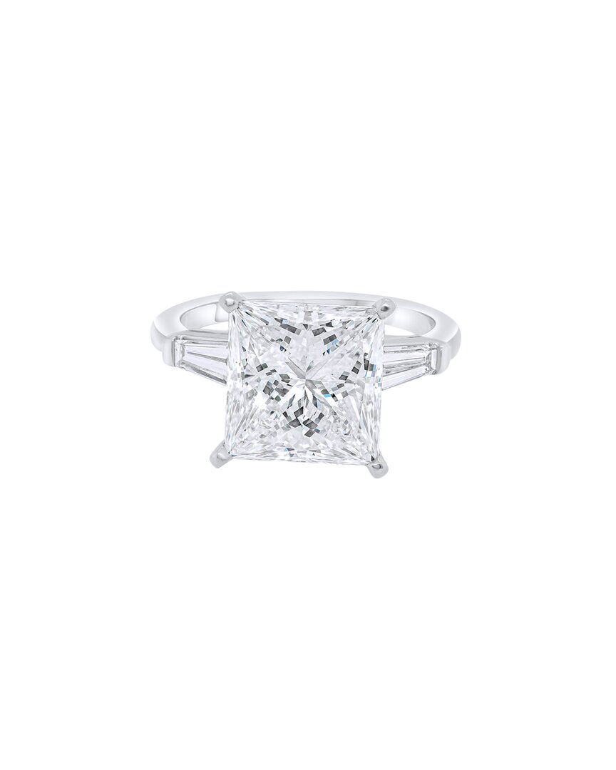 Diana M. Fine Jewelry Platinum 4.90 Ct. Tw. Diamond Ring In Metallic