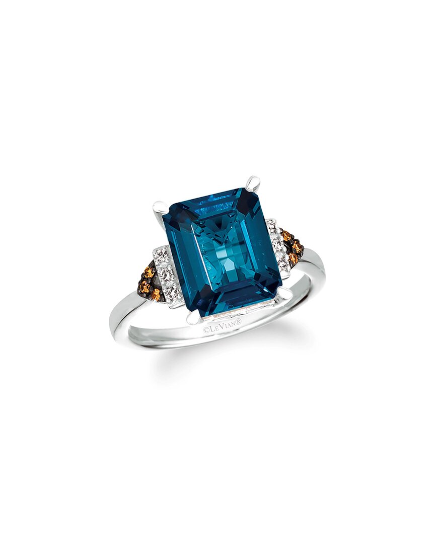 Le Vian ® 14k 5.08 Ct. Tw. Diamond & London Blue Topaz Cocktail Ring