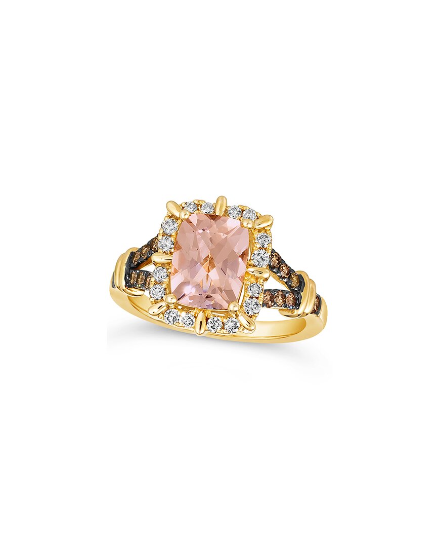 Le Vian ® 14k 2.01 Ct. Tw. Diamond & Morganite Cocktail Ring In Gold