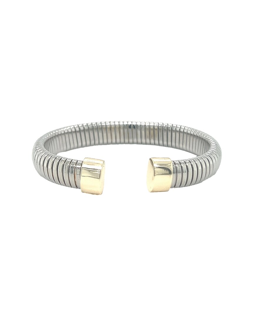 Juvell 18k Plated Goose Bangle Bracelet In Metallic