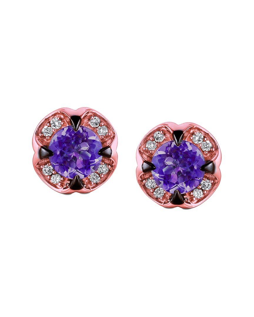 Le Vian 14k Strawberry Gold 0.98 Ct. Tw. Amethyst Earrings