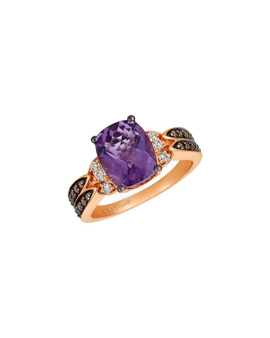 Le Vian 14k Strawberry Gold 2.99 Ct. Tw. Amethyst Ring