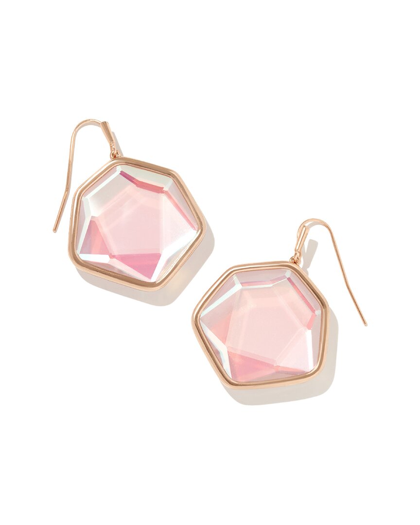 KENDRA SCOTT KENDRA SCOTT VANESSA 14K ROSE GOLD PLATED DROP EARRINGS