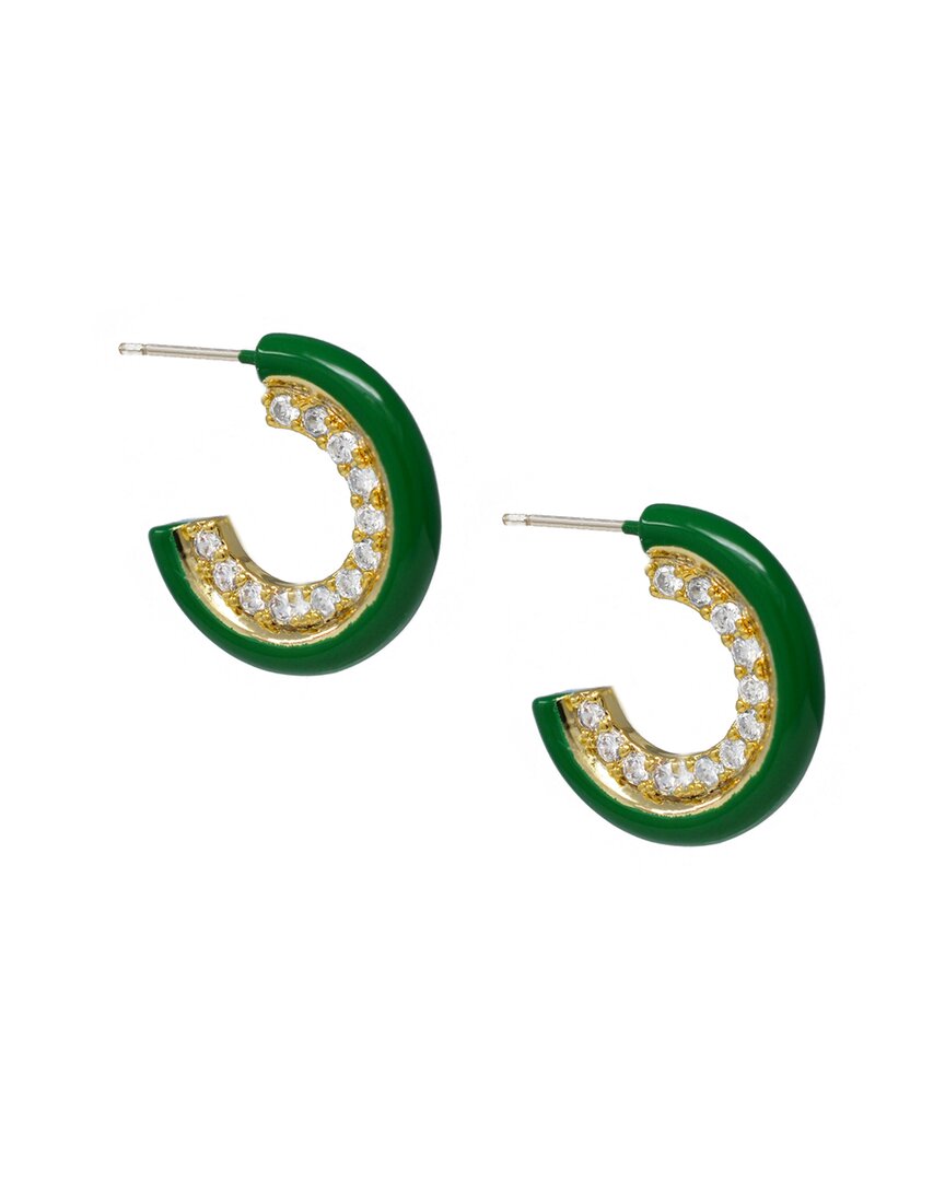 Shop Cloverpost Decade 14k Plated Hoops