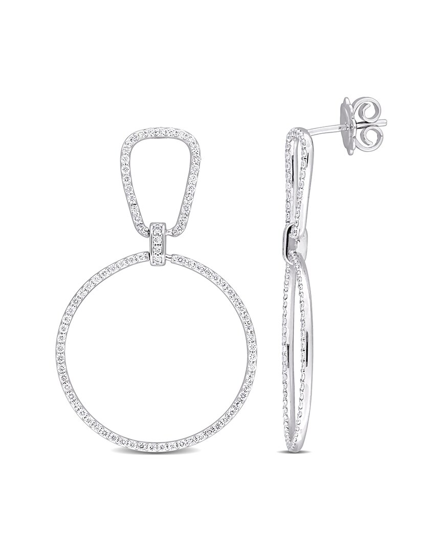 Rina Limor 14k 0.87 Ct. Tw. Diamond Circle Earrings