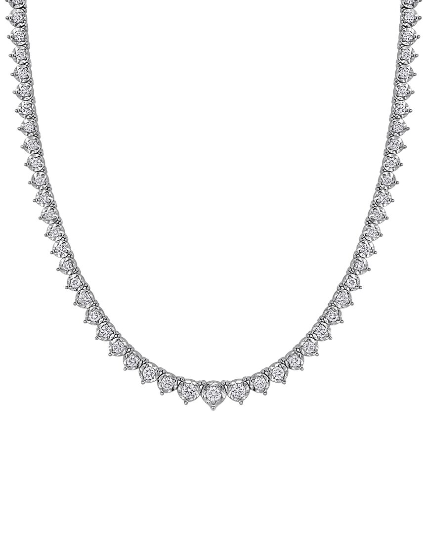 RINA LIMOR RINA LIMOR 14K 4.04 CT. TW. DIAMOND TENNIS NECKLACE