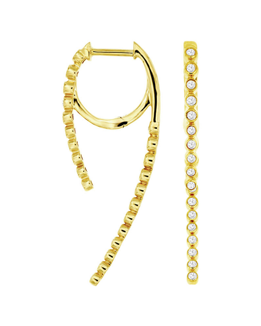 Diana M. Fine Jewelry 14k 0.42 Ct. Tw. Diamond Earrings