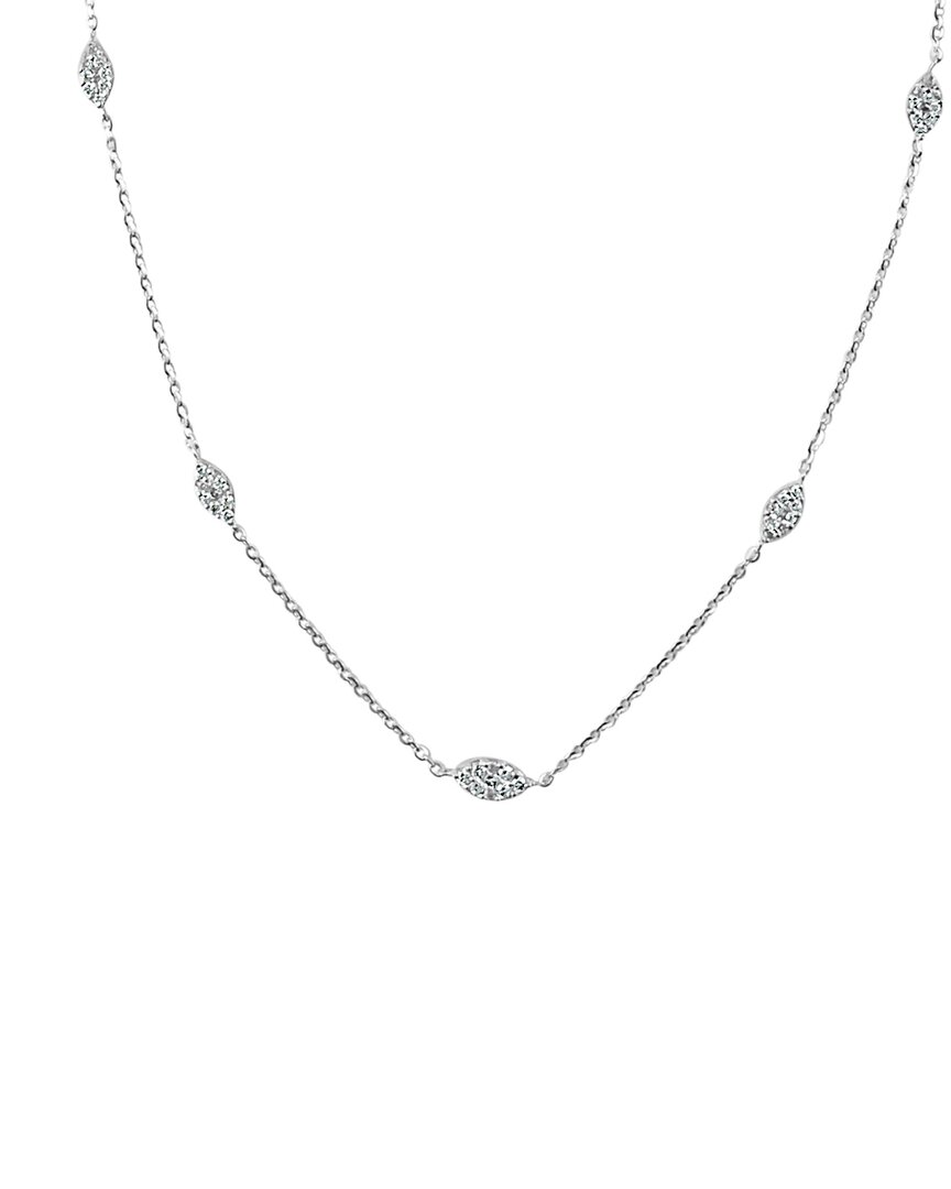 Sabrina Designs 14k 0.32 Ct. Tw. Diamond Station Necklace