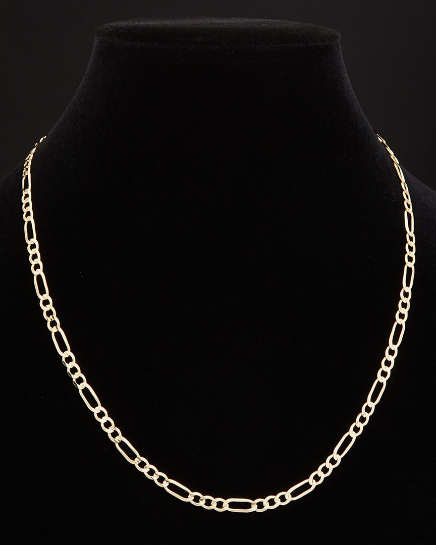 Italian Gold 14k Figaro Link Chain Necklace