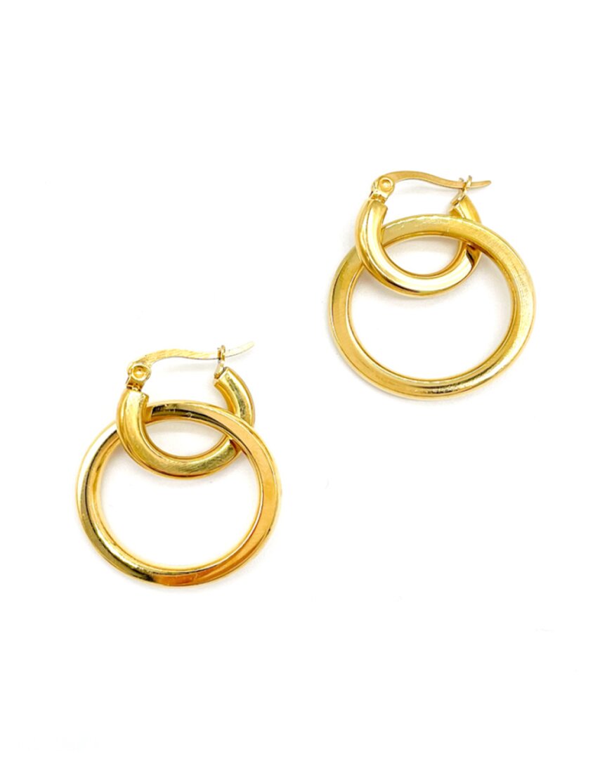 Adornia 14k Plated Hoops