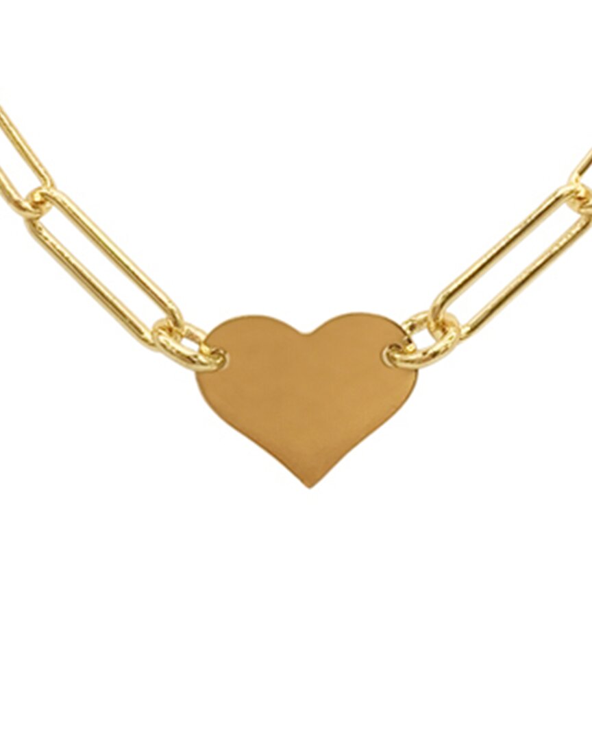 Adornia 14k Plated Heart Necklace