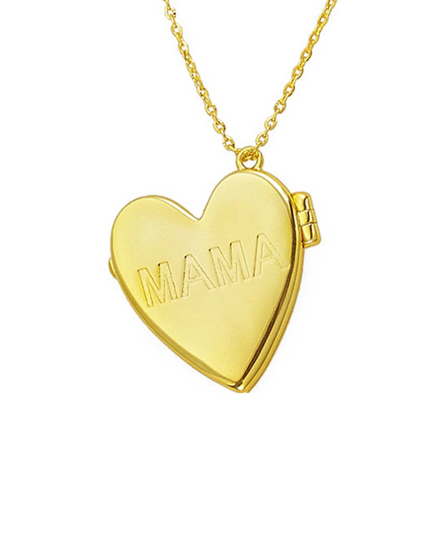 Shop Adornia 14k Plated Heart Locket Necklace