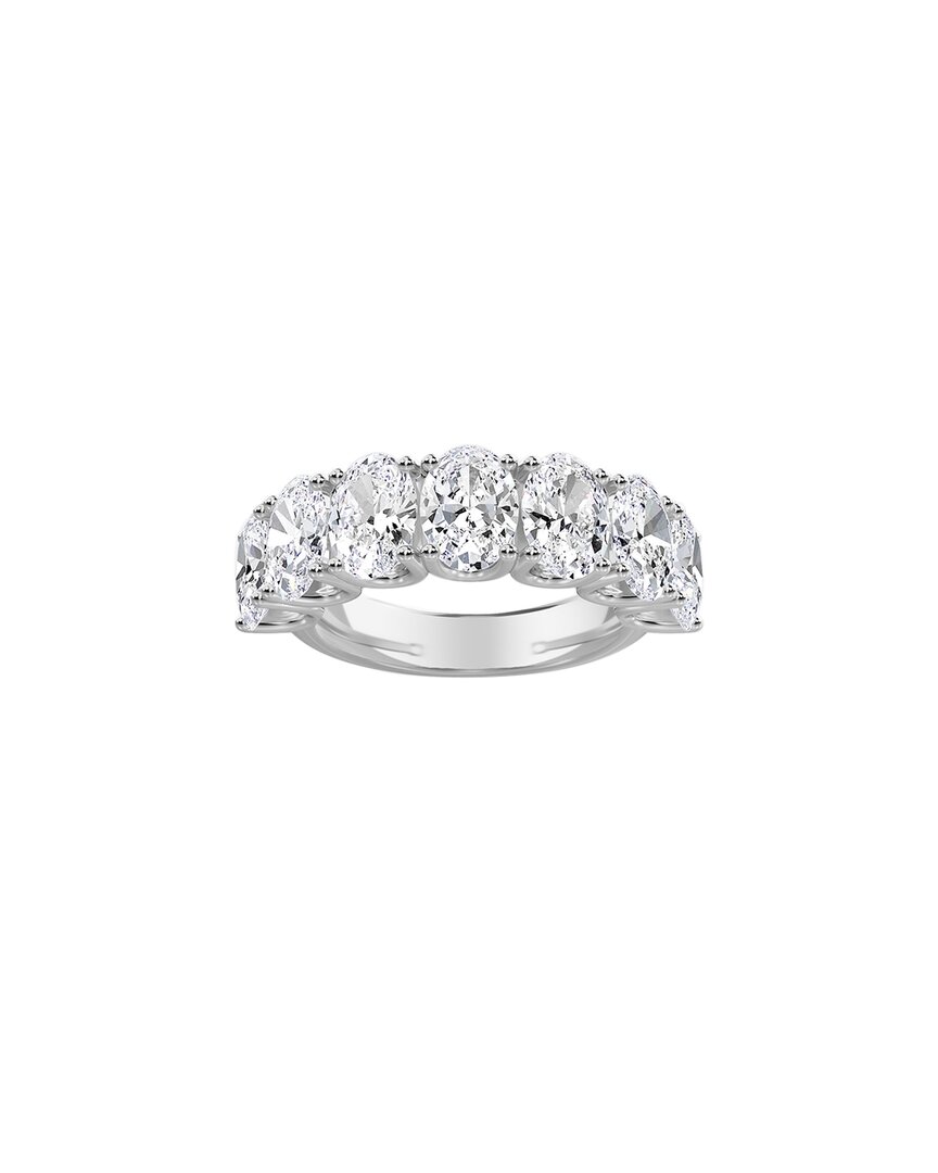 Diana M. Fine Jewelry 14k 5.09 Ct. Tw. Diamond Eternity Ring In Metallic