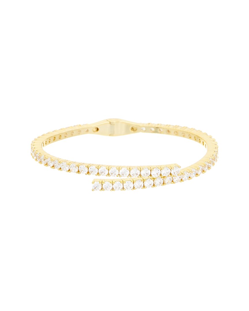 Juvell Cz 18k Plated Bangle Bracelet