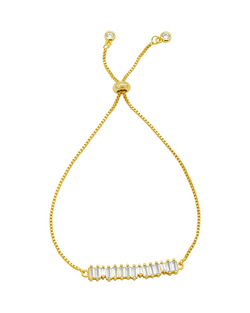 Adornia 14k Plated Bolo Bracelet