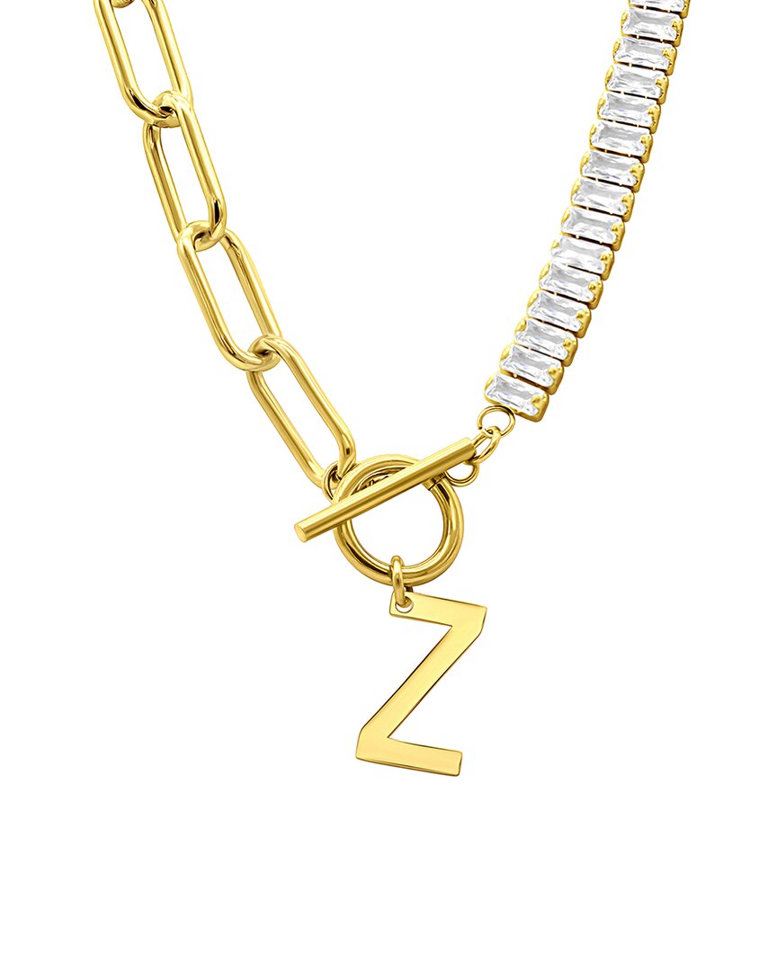 Adornia 14k Plated Initial Necklace
