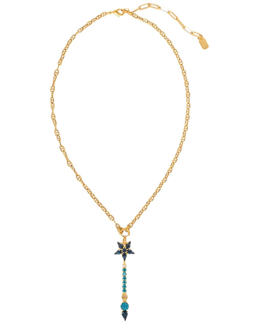 Elizabeth Cole 24k Plated Stacklable Necklace In Gold