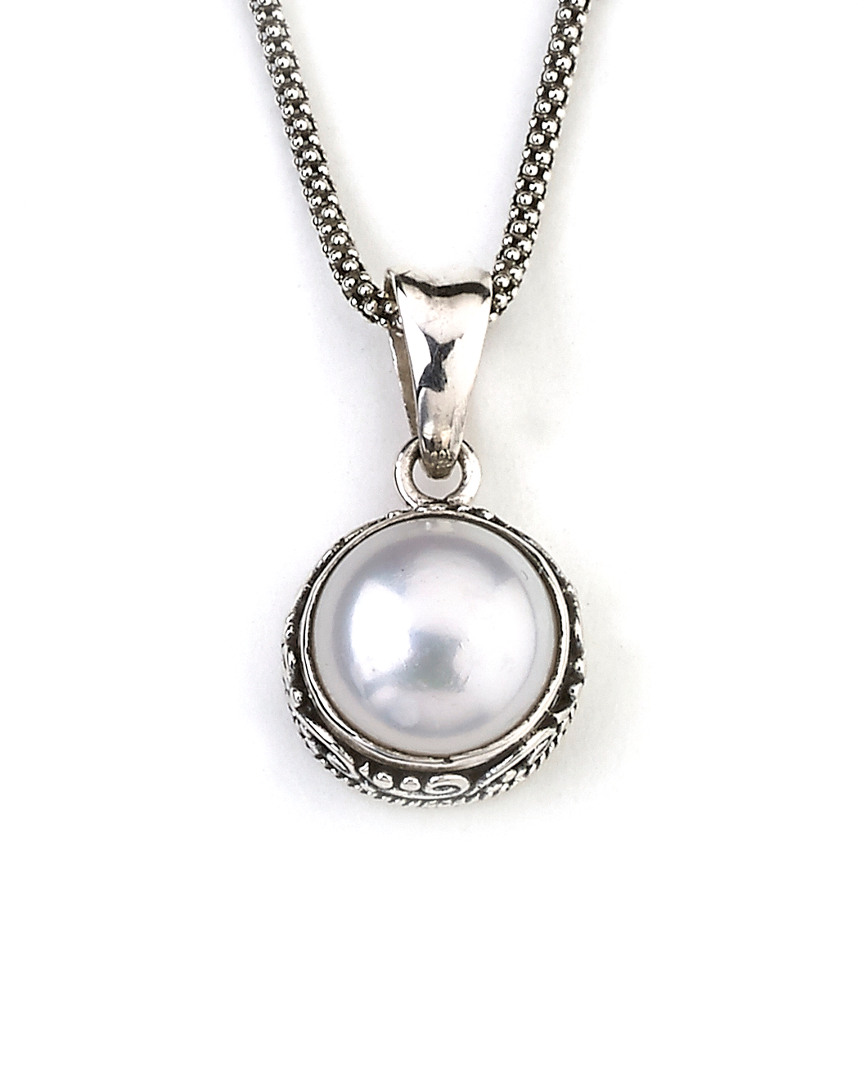 Shop Samuel B. Silver 10mm Pearl Necklace