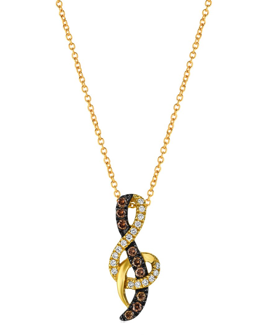 Le Vian ® 14k Honey Gold 0.34 Ct. Tw. Diamond Pendant Necklace