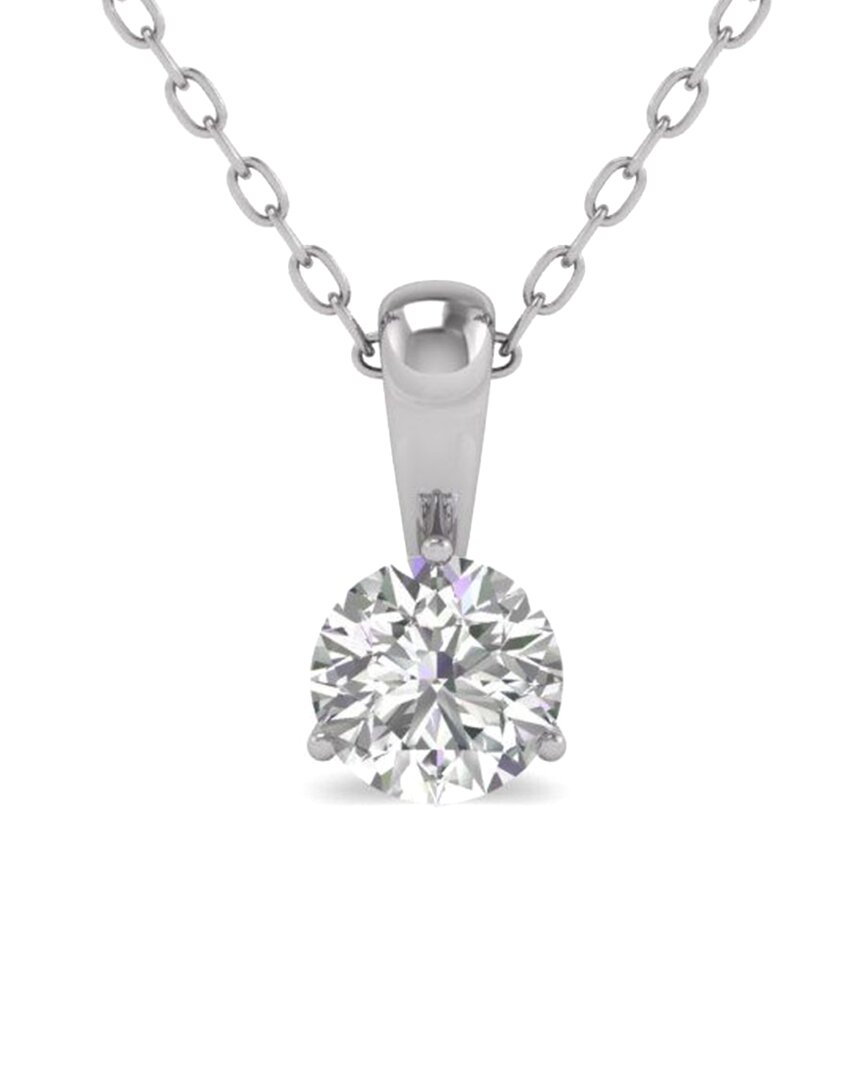 Shop Diana M Lab Grown Diamonds Diana M. Fine Jewelry 14k 1.00 Ct. Tw. Lab Grown Diamond Solitaire Pendant