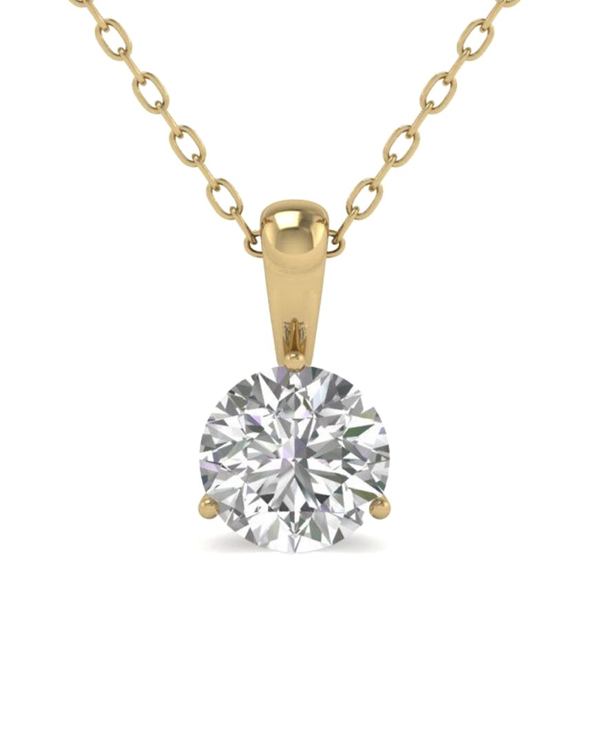Shop Diana M Lab Grown Diamonds Diana M. Fine Jewelry 14k 2.00 Ct. Tw. Lab Grown Diamond Solitaire Pendant