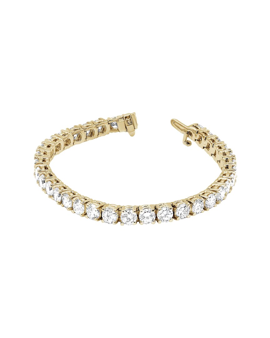 Diana M Lab Grown Diamonds Diana M. Fine Jewelry 14k 7.00 Ct. Tw. Lab Grown Diamond Tennis Bracelet