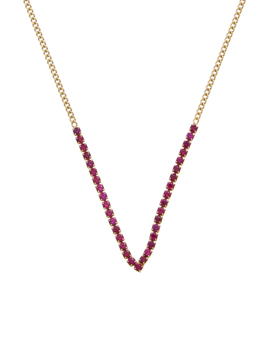Meshmerise 18k Over Silver 2.00 Ct. Tw. Purple Amethyst Necklace