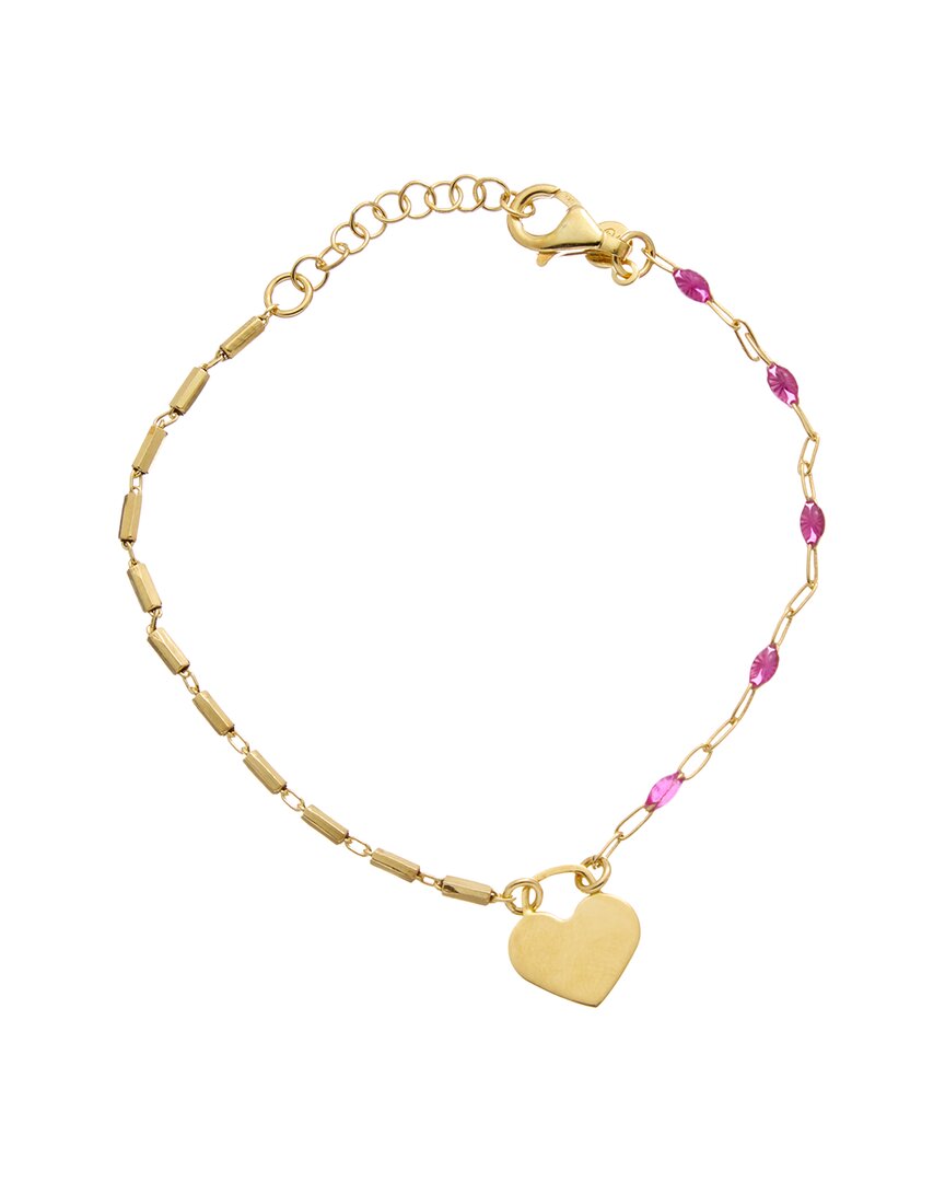Meshmerise 18k Over Silver Bracelet