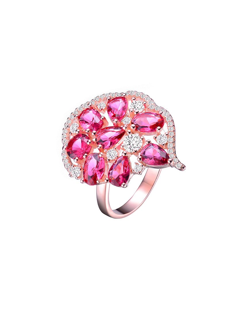 Genevive 18k Rose Gold Vermeil Ring
