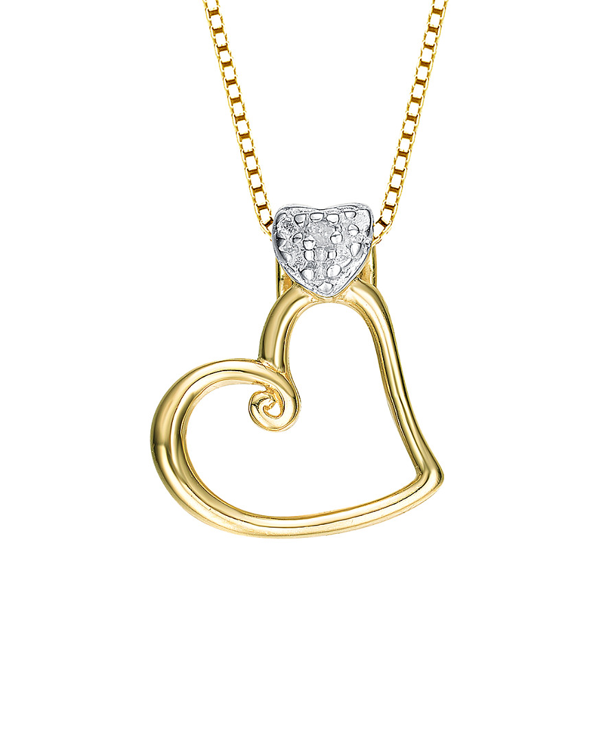 Genevive 14k Over Silver Necklace