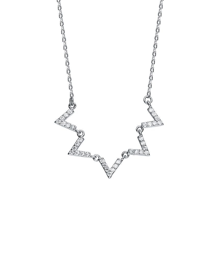 GENEVIVE GENEVIVE SILVER NECKLACE