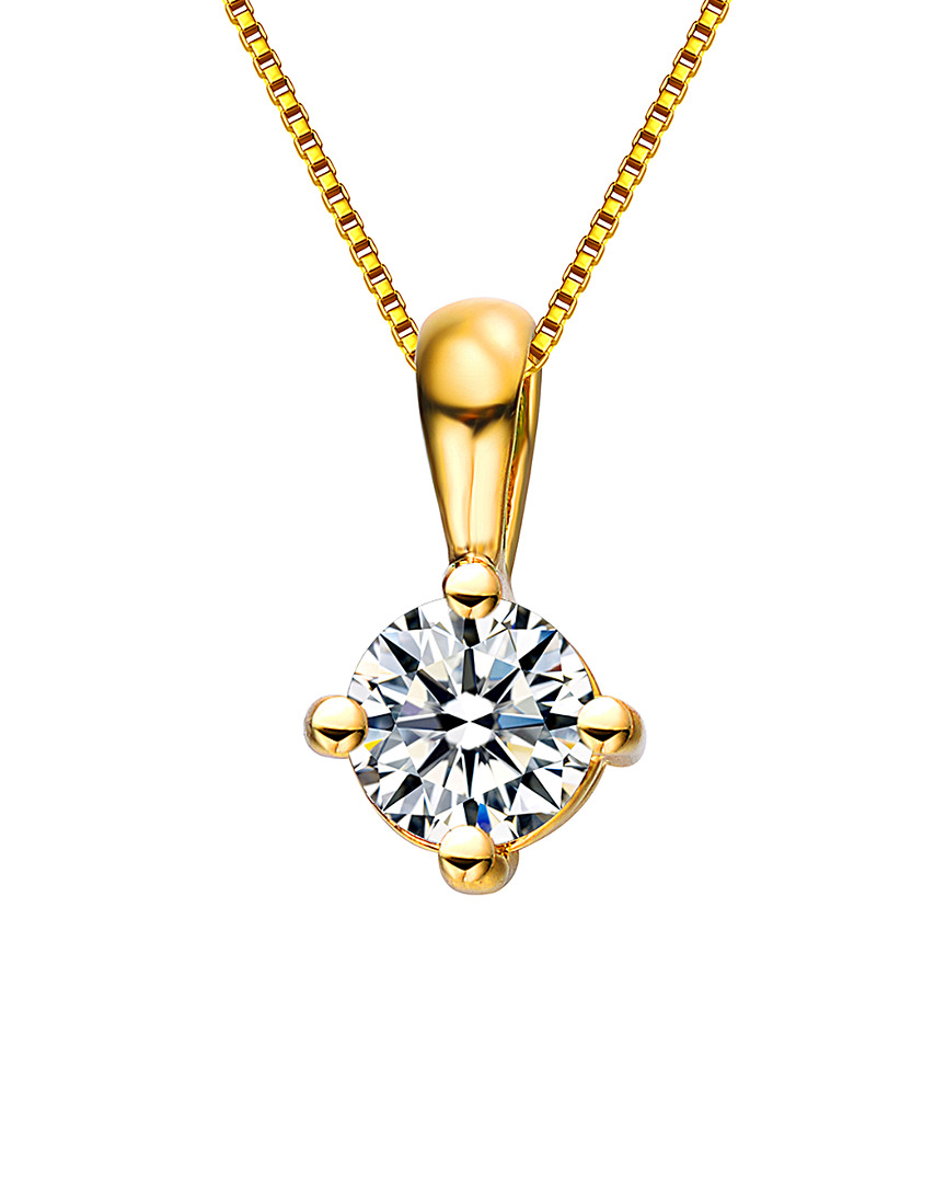 GENEVIVE GENEVIVE 14K OVER SILVER NECKLACE