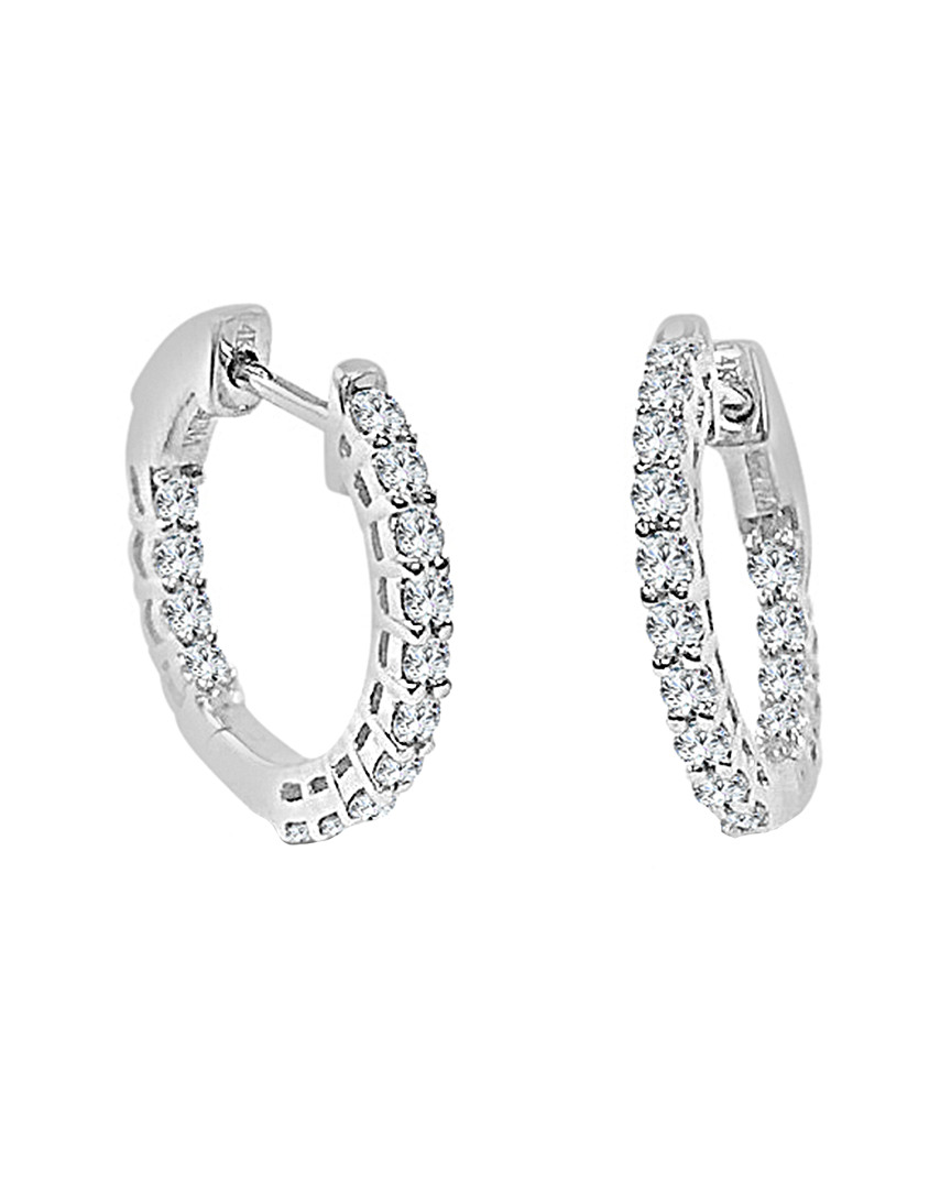Sabrina Designs 14k 0.51 Ct. Tw. Diamond Inside Out Hoops