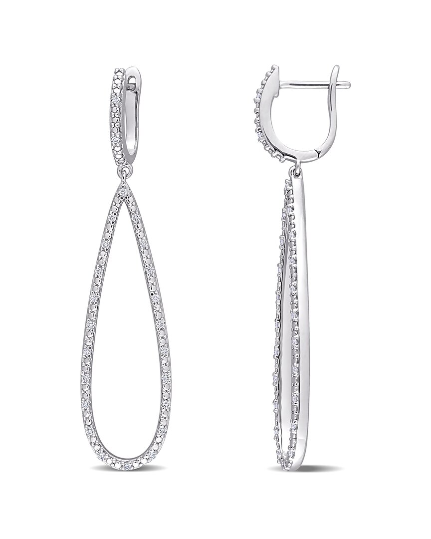 Rina Limor 10k 0.24 Ct. Tw. Diamond Dangle Earrings