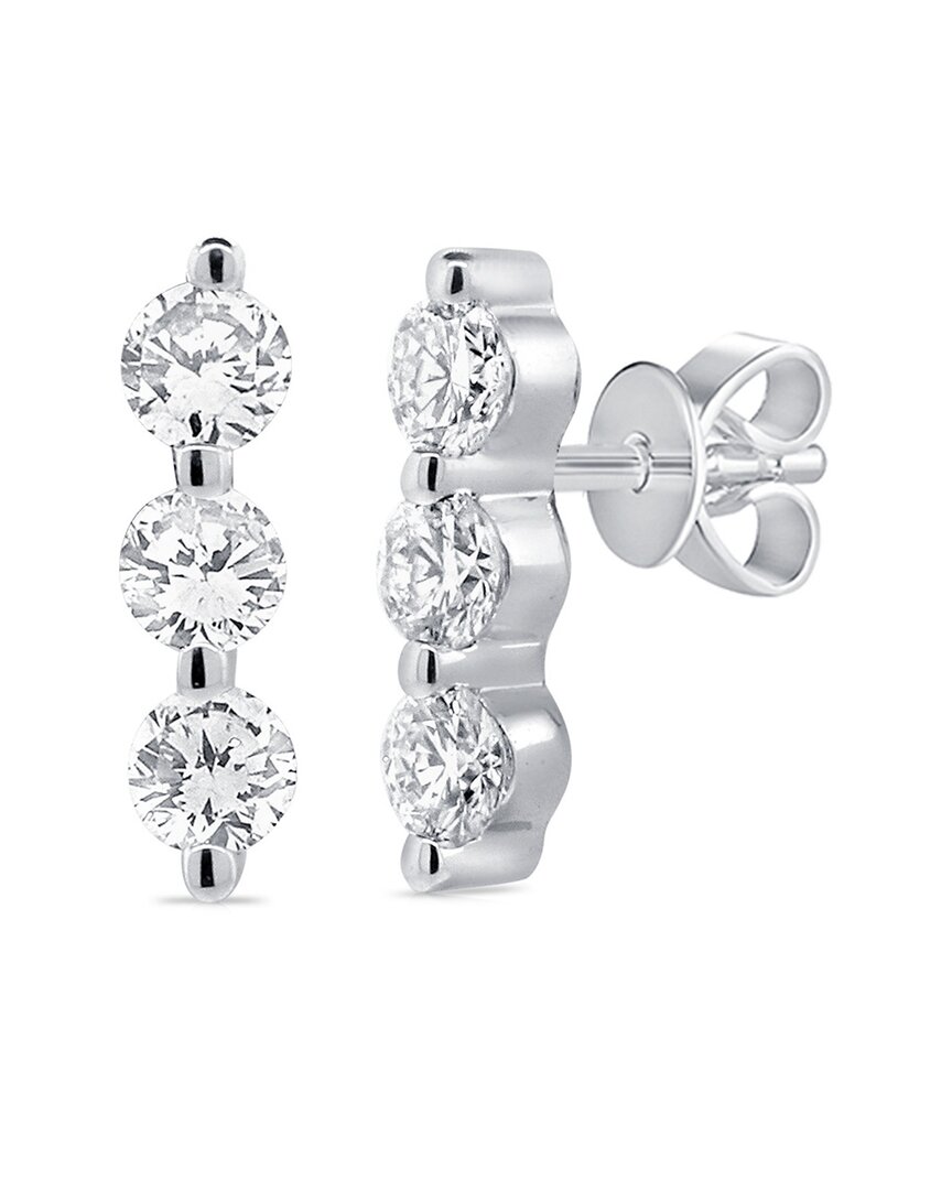 Sabrina Designs 14k 0.20 Ct. Tw. Diamond Bar Studs