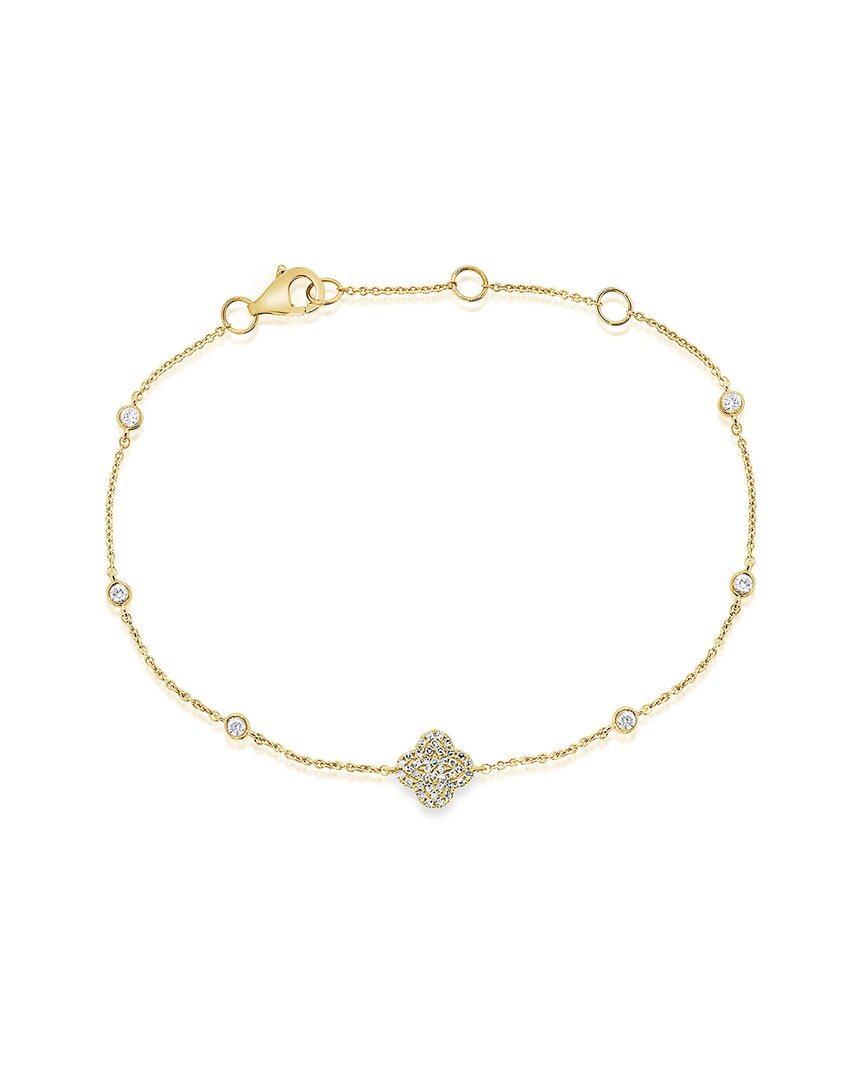 Sabrina Designs 14k 0.22 Ct. Tw. Diamond Bracelet In Gold