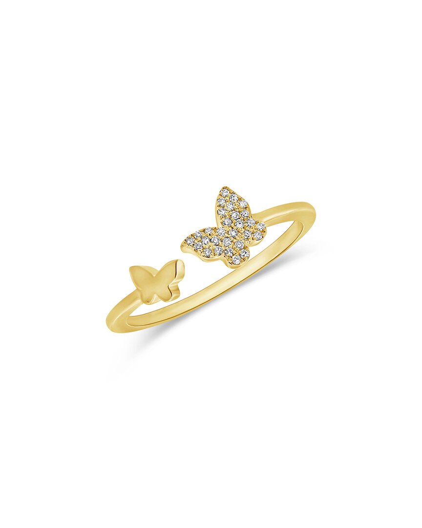 Sabrina Designs 14k Diamond Open Double Butterfly Ring