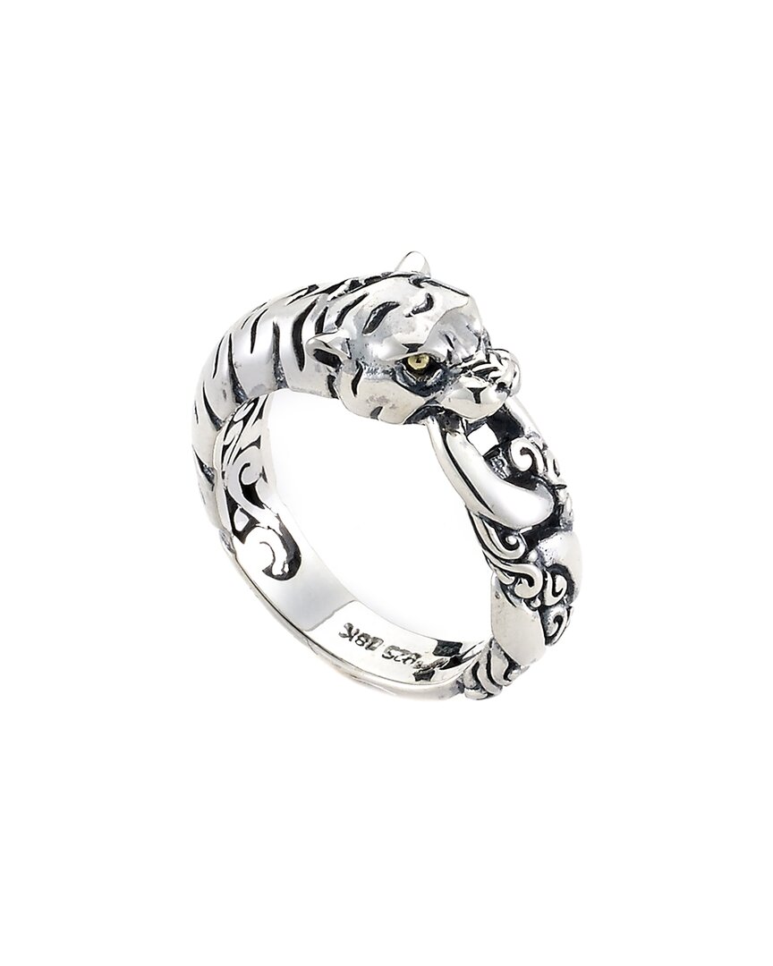 Samuel B. 18k Over Silver Panther Ring