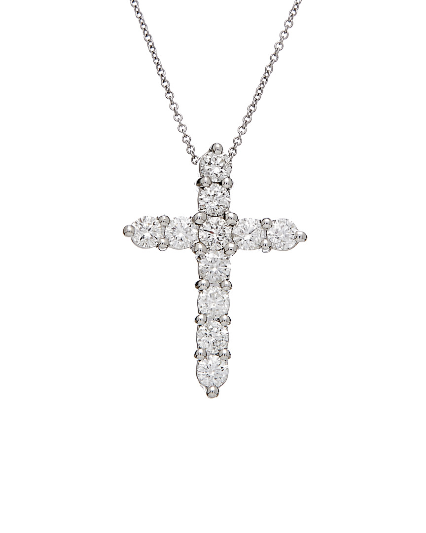 Diana M. Fine Jewelry 18k 1.95 Ct. Tw. Diamond Cross Pendant