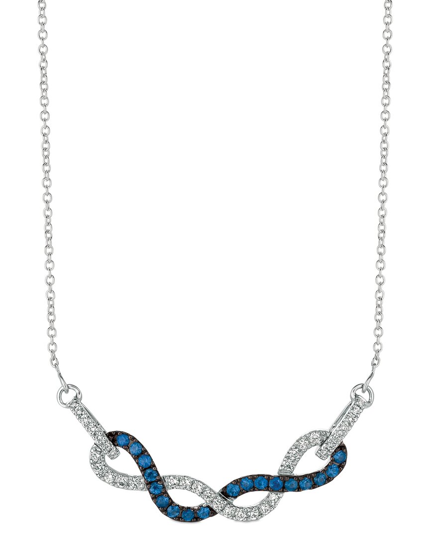 Le Vian Escape 14k 0.64 Ct. Tw. Diamond & Sapphire Necklace