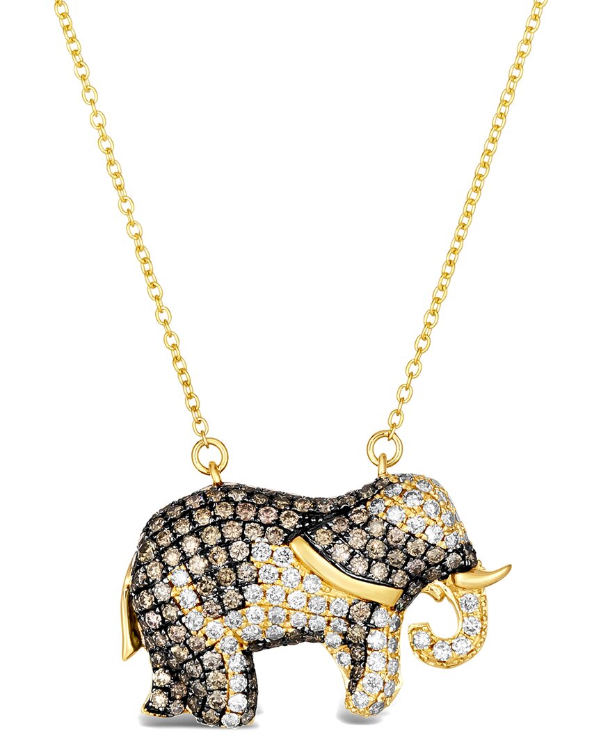Le Vian Euphoria Chocolate 14k 0.01 Ct. Tw. Diamond Necklace