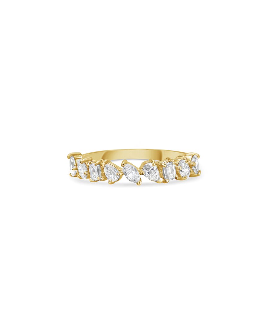 Forever Creations Usa Inc. Forever Creations 14k 0.76 Ct. Tw. Diamond Half-eternity Ring
