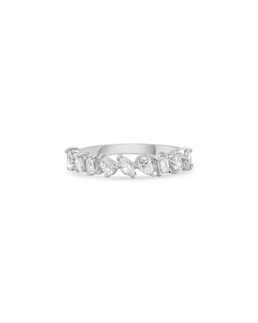 Forever Creations Usa Inc. Forever Creations 14k 0.76 Ct. Tw. Diamond Half-eternity Ring