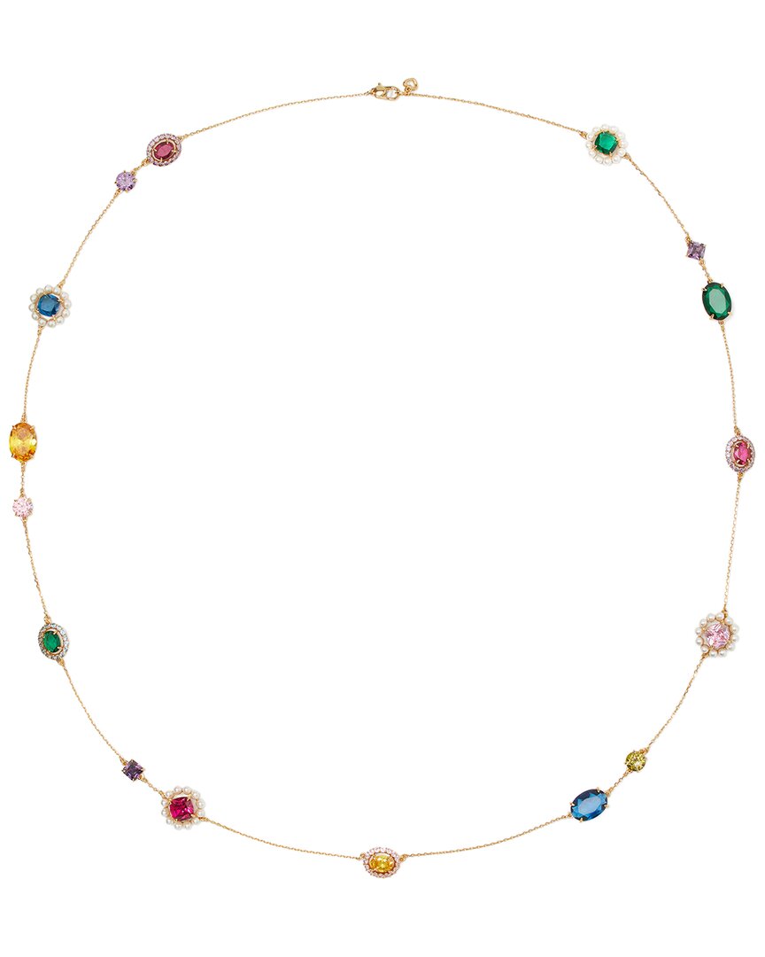 Kate Spade New York Victoria Cz Scatter Necklace In Multi
