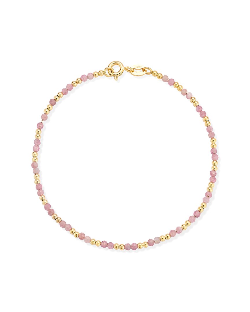 Shop Ember Fine Jewelry 14k Rose Quartz Bead Bracelet