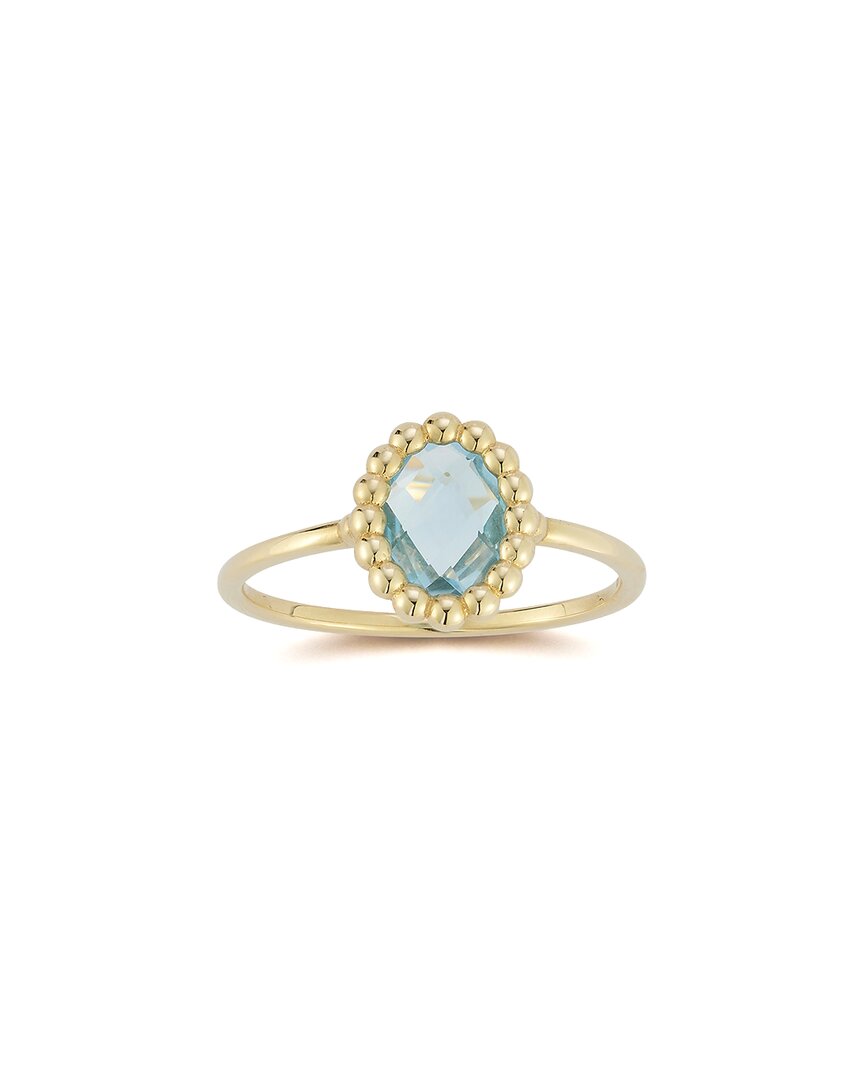 Ember Fine Jewelry 14k Blue Topaz Ring In Gold